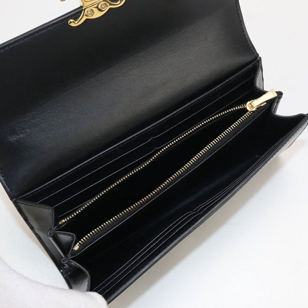 Celine Large Wallet Triomphe 10 E313 dpv.38 no Long Wallet Bifold Calf - Picture 3 of 6